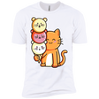 T-Shirts White / YXS Cat and Micecream Boys Premium T-Shirt