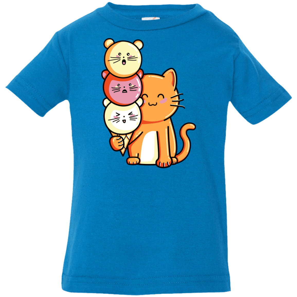T-Shirts Cobalt / 6 Months Cat and Micecream Infant Premium T-Shirt