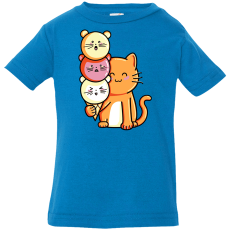 T-Shirts Cobalt / 6 Months Cat and Micecream Infant Premium T-Shirt