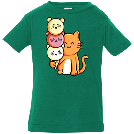 T-Shirts Kelly / 6 Months Cat and Micecream Infant Premium T-Shirt