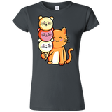 T-Shirts Charcoal / S Cat and Micecream Junior Slimmer-Fit T-Shirt