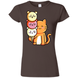 T-Shirts Dark Chocolate / S Cat and Micecream Junior Slimmer-Fit T-Shirt