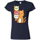 T-Shirts Navy / S Cat and Micecream Junior Slimmer-Fit T-Shirt