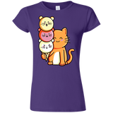 T-Shirts Purple / S Cat and Micecream Junior Slimmer-Fit T-Shirt