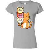 T-Shirts Sport Grey / S Cat and Micecream Junior Slimmer-Fit T-Shirt