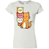 T-Shirts White / S Cat and Micecream Junior Slimmer-Fit T-Shirt