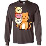 T-Shirts Dark Chocolate / S Cat and Micecream Men's Long Sleeve T-Shirt