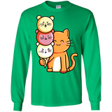 T-Shirts Irish Green / S Cat and Micecream Men's Long Sleeve T-Shirt