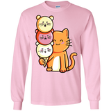 T-Shirts Light Pink / S Cat and Micecream Men's Long Sleeve T-Shirt