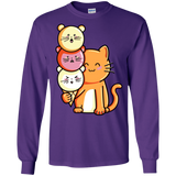 T-Shirts Purple / S Cat and Micecream Men's Long Sleeve T-Shirt