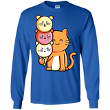 T-Shirts Royal / S Cat and Micecream Men's Long Sleeve T-Shirt