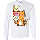 T-Shirts White / S Cat and Micecream Men's Long Sleeve T-Shirt