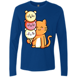 T-Shirts Royal / S Cat and Micecream Men's Premium Long Sleeve