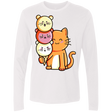 T-Shirts White / S Cat and Micecream Men's Premium Long Sleeve