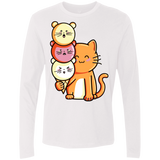 T-Shirts White / S Cat and Micecream Men's Premium Long Sleeve