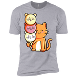 T-Shirts Heather Grey / X-Small Cat and Micecream Men's Premium T-Shirt