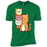 T-Shirts Kelly Green / X-Small Cat and Micecream Men's Premium T-Shirt