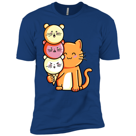 T-Shirts Royal / X-Small Cat and Micecream Men's Premium T-Shirt