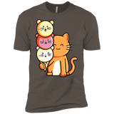 T-Shirts Warm Grey / X-Small Cat and Micecream Men's Premium T-Shirt