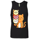 T-Shirts Black / S Cat and Micecream Men's Premium Tank Top