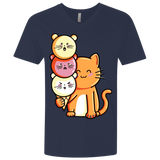 T-Shirts Midnight Navy / X-Small Cat and Micecream Men's Premium V-Neck