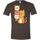 T-Shirts Dark Chocolate / S Cat and Micecream Men's Semi-Fitted Softstyle