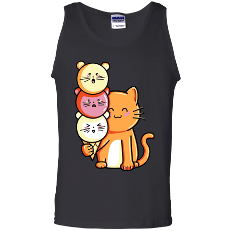 T-Shirts Black / S Cat and Micecream Men's Tank Top