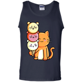 T-Shirts Navy / S Cat and Micecream Men's Tank Top