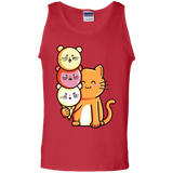 T-Shirts Red / S Cat and Micecream Men's Tank Top