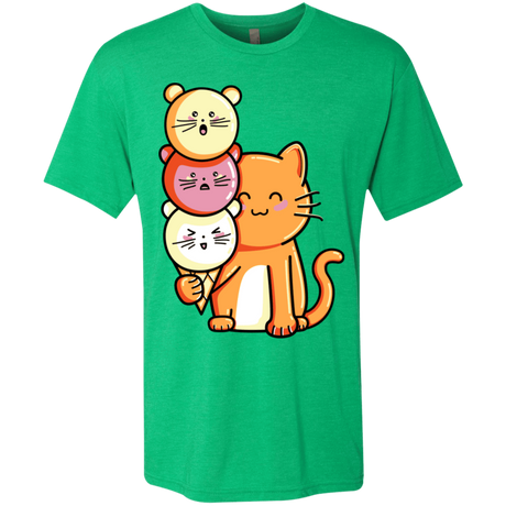 T-Shirts Envy / S Cat and Micecream Men's Triblend T-Shirt