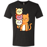 T-Shirts Vintage Black / S Cat and Micecream Men's Triblend T-Shirt