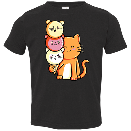 T-Shirts Black / 2T Cat and Micecream Toddler Premium T-Shirt