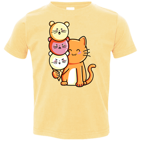 T-Shirts Butter / 2T Cat and Micecream Toddler Premium T-Shirt