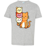 T-Shirts Heather Grey / 2T Cat and Micecream Toddler Premium T-Shirt