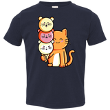 T-Shirts Navy / 2T Cat and Micecream Toddler Premium T-Shirt