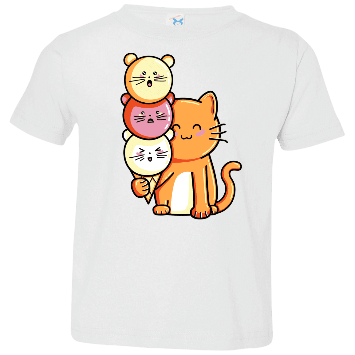 T-Shirts White / 2T Cat and Micecream Toddler Premium T-Shirt