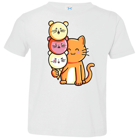 T-Shirts White / 2T Cat and Micecream Toddler Premium T-Shirt