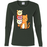 T-Shirts Forest / S Cat and Micecream Women's Long Sleeve T-Shirt