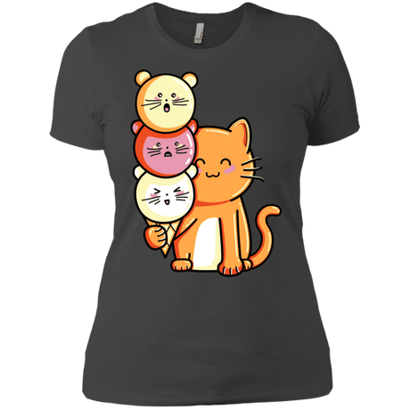 T-Shirts Heavy Metal / X-Small Cat and Micecream Women's Premium T-Shirt