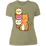T-Shirts Light Olive / X-Small Cat and Micecream Women's Premium T-Shirt