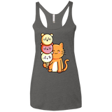 T-Shirts Premium Heather / X-Small Cat and Micecream Women's Triblend Racerback Tank