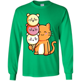 T-Shirts Irish Green / YS Cat and Micecream Youth Long Sleeve T-Shirt