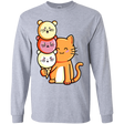 T-Shirts Sport Grey / YS Cat and Micecream Youth Long Sleeve T-Shirt