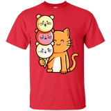 T-Shirts Red / YXS Cat and Micecream Youth T-Shirt