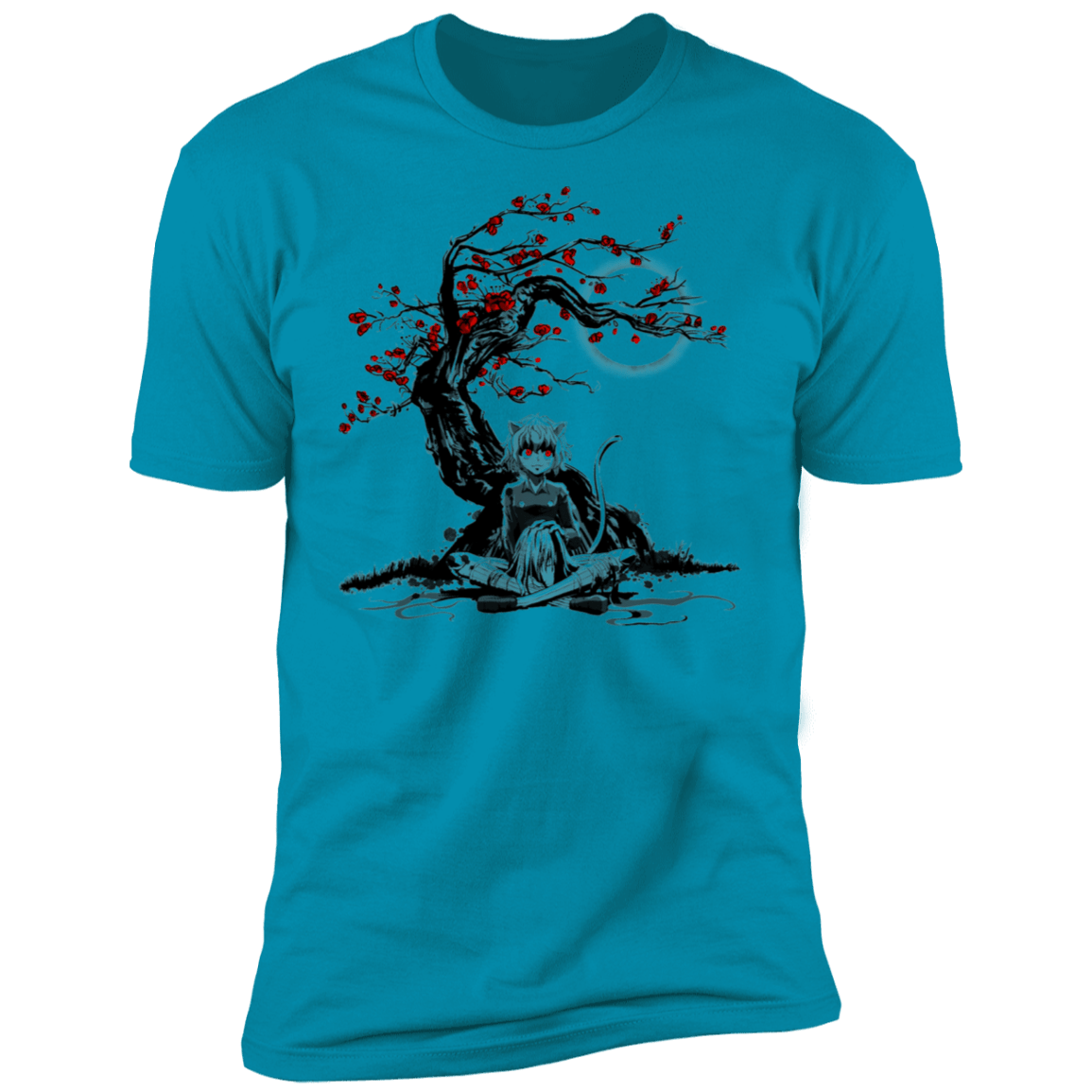 T-Shirts Turquoise / S Cat Humanoid Men's Premium T-Shirt