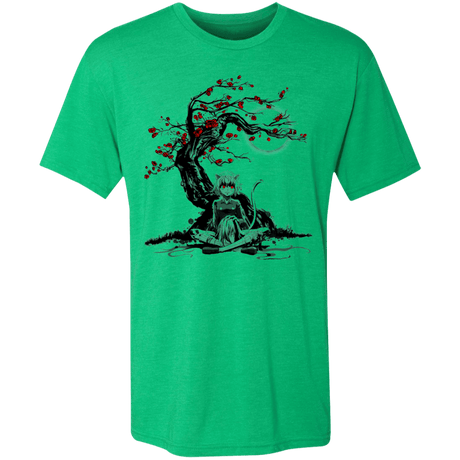 T-Shirts Envy / S Cat Humanoid Men's Triblend T-Shirt