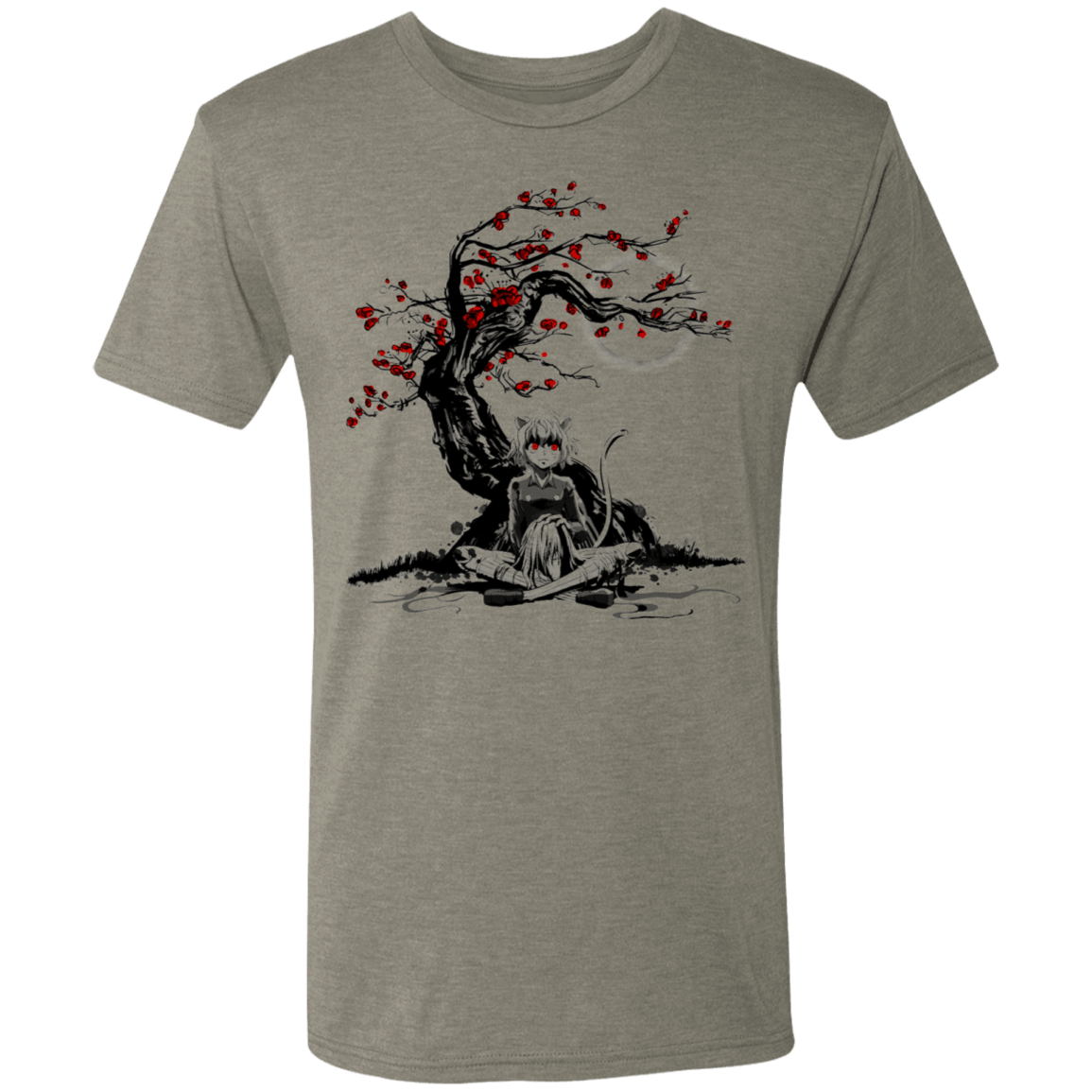 T-Shirts Venetian Grey / S Cat Humanoid Men's Triblend T-Shirt