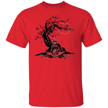 T-Shirts Red / S Cat Humanoid T-Shirt