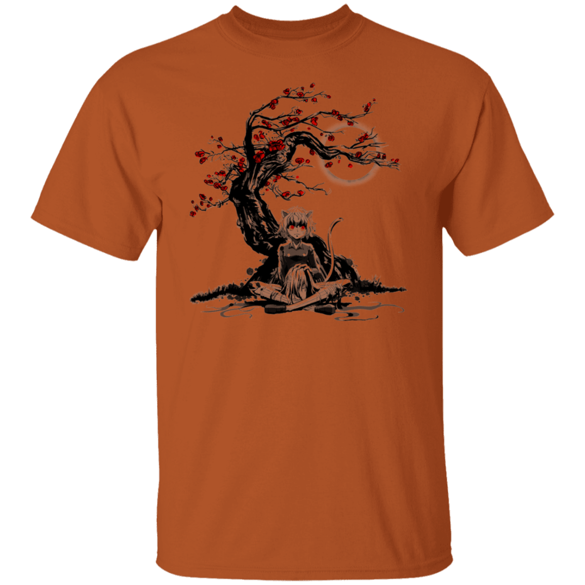 T-Shirts Texas Orange / S Cat Humanoid T-Shirt