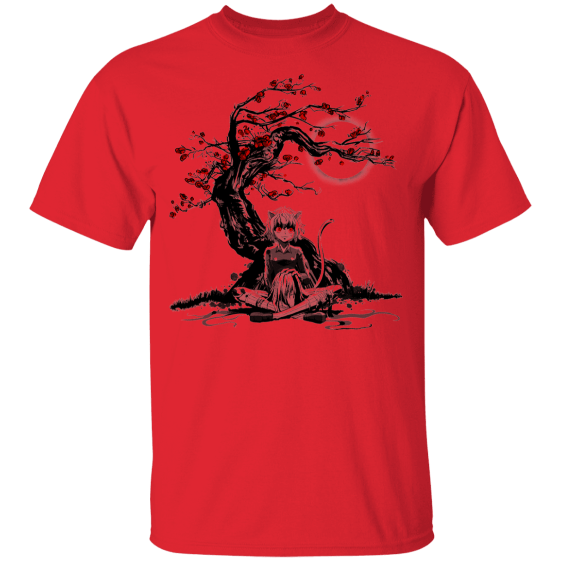 T-Shirts Red / YXS Cat Humanoid Youth T-Shirt